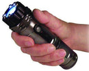 Powerful 6 electrodes stun gun with bright flashlight for women and men self defense protection.