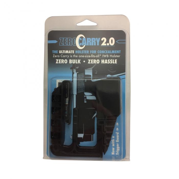 Manufacturer packaging for the Zero Carry holster with trigger guard.